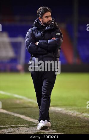 OLDHAM, ANGLETERRE. 1ER DÉCEMBRE lors du match de la Sky Bet League 2 entre Oldham Athletic et Tranmere Rovers à Boundary Park, Oldham, le mardi 1er décembre 2020. (Credit: Eddie Garvey | MI News) Credit: MI News & Sport /Alay Live News Banque D'Images