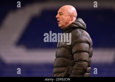 OLDHAM, ANGLETERRE. 1ER DÉCEMBRE Keith Hill (gérant) de Tranmere Rovers lors du match Sky Bet League 2 entre Oldham Athletic et Tranmere Rovers à Boundary Park, Oldham, le mardi 1er décembre 2020. (Credit: Eddie Garvey | MI News) Credit: MI News & Sport /Alay Live News Banque D'Images