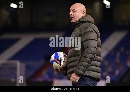 OLDHAM, ANGLETERRE. 1ER DÉCEMBRE Keith Hill (gérant) de Tranmere Rovers lors du match Sky Bet League 2 entre Oldham Athletic et Tranmere Rovers à Boundary Park, Oldham, le mardi 1er décembre 2020. (Credit: Eddie Garvey | MI News) Credit: MI News & Sport /Alay Live News Banque D'Images