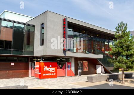 The Engine Shed, Students Union Building, Lincoln University, Brayford Pool, Lincoln, Lincolnshire, Royaume-Uni. Banque D'Images