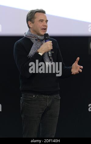 Ici, Guillaume de Tonquedec. Le réalisateur français Eric Besnard et les acteurs Guillaume de Tonquedec et Marie-Julie Baup présentent « l'esprit de famille » lors d'une première au cinéma Majestic Compiegne, le 17 janvier 2020 à Jaux, près de Compiegne, en France. Photo par Edouard Bernaux/ABACAPRESS.COM Banque D'Images