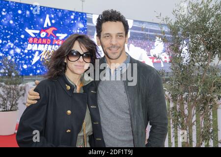 Tomer SISLEY et son épouse Sandra assistent à la course du Grand Prix d'Amérique le 2 janvier 2020 à l'hippodrome de Vincennes près de Paris, France. Photo de Loic BARATOUX/ABACAPRESS.COM Banque D'Images