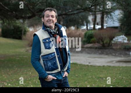 Jean-Luc Reichmann assistant au Photocall de la série Leo Mattei lors du 22e Festival des créations Televisuelles de Luchon a Luchon, France le 07 février 2020. Photo d'Aurore Marechal/ABACAPRESS.COM Banque D'Images