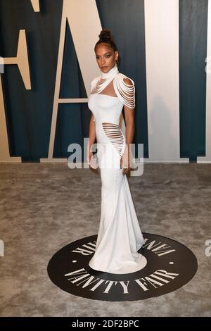 Megalyn Echikunwoke participe à la fête des Oscars de la Vanity Fair au Wallis Annenberg Center for the Performing Arts le 09 février 2020 à Beverly Hills, Los Angeles, CA, États-Unis, le 9 février 2020. Photo de David Niviere/ABACAPRESS.COM Banque D'Images