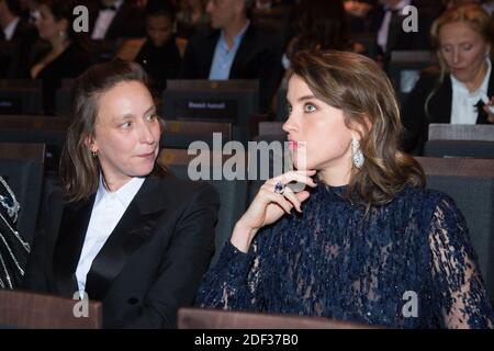 Céline Sciamma et sa petite amie Adele Haenel lors de la 45e cérémonie annuelle des Cesar film Awards tenue à la salle Pleyel à Paris, France, le 28 février 2020. Photo de Nasser Berzane/ABACAPRESS.COM Banque D'Images