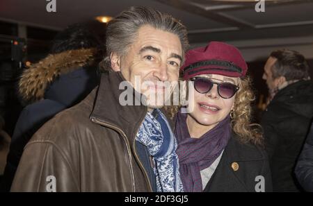 Grace DE CAPITANI et son mari Philippe BELLON assistent à la fête de lancement Starmag.com, Paris, France, le 3 mars 2020. Photo de Loïc Baratoux/ABACAPRESS.COM Banque D'Images