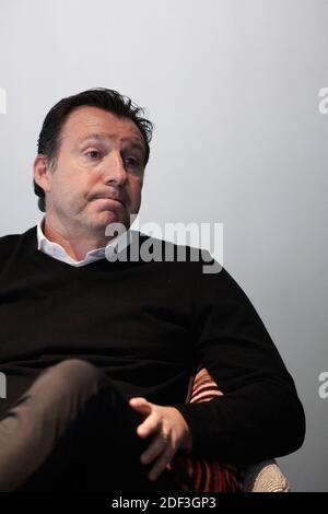 Ancien footballeur et entraîneur, Marc Wilmots lors d'une interview à l'hôtel 'Golf du Médoc Resort », au Pian-Médoc , France, le 03 mars 2020. Photo de Thibaud Moritz/ABACAPRESS.COM Banque D'Images