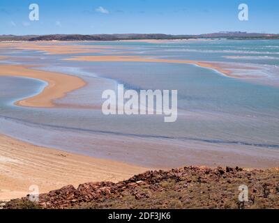 Buchers Inlet, rivière Harding de Reader Head, Cosaque, Pilbara, Australie occidentale Banque D'Images