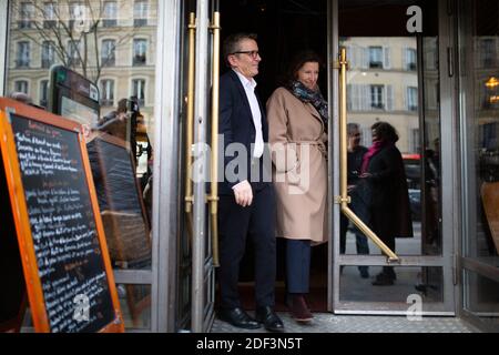 Paris LREM candidat mayonnaise Agnes Buzyn visite la région de Jaures dans le 19ème arrondissement de Paris le 9 mars 2020. Photo de Raphael Lafargue/ABACAPRESS.COM Banque D'Images