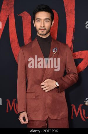 Yoson an assiste à la première de Disney's 'mulan' au Dolby Theatre le 09 mars 2020 à Los Angeles, CA, USA. Photo de Lionel Hahn/ABACAPRESS.COM Banque D'Images