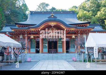 Kyoto, Japon - Temple Nagaoka Tenmangu à Nagaokakyo, Kyoto, Japon. Le sanctuaire a été une histoire de plus de 1000 ans. Banque D'Images