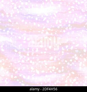 Fond de texture confetti pastel pâle. Motif sans couture blanc texturé doux délavé. Des saupoudrés d'espace délicat pour un effet de flou Banque D'Images