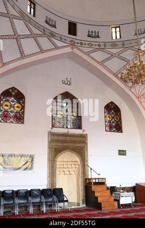 Intérieur de la Mosquée bleue à Erevan, Arménie Banque D'Images