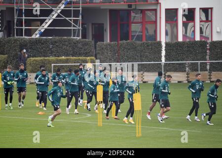 Munich, Allemagne. 03ème décembre 2020. FC Bayern Munich, formation sur Saebener Strasse. Football 1. Bundesliga, saison 2020/2021 le 3 décembre 2020. | utilisation dans le monde crédit: dpa/Alay Live News Banque D'Images