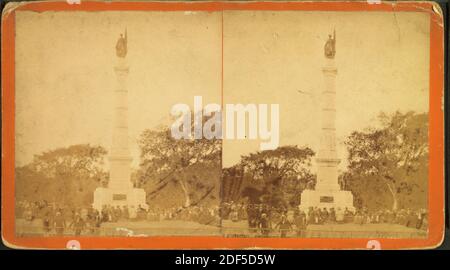 Monument des soldats et des marins, image fixe, stéréographes, 1850 - 1930 Banque D'Images