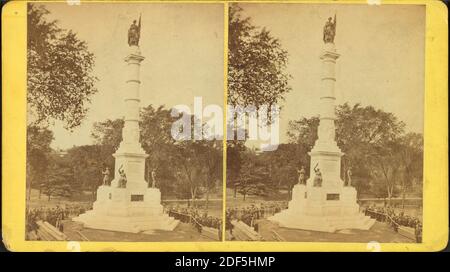 Monument des soldats et des marins, image fixe, stéréographes, 1850 - 1930 Banque D'Images