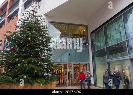 Debenhams a mis en administration après l'échec des pourparlers de sauvetage, Hereford UK. Décembre 2020 Banque D'Images