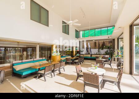 Le Discovery Shores Boracay, un hôtel de luxe à Boracay Island, Philippines Banque D'Images