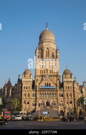 Inde, Maharashtra, Mumbai, Brihan Mumbai Mahanagarpalika - bureaux de Govenment Banque D'Images