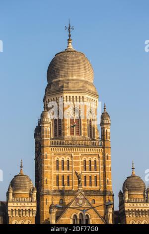 Inde, Maharashtra, Mumbai, Brihan Mumbai Mahanagarpalika - bureaux de Govenment Banque D'Images