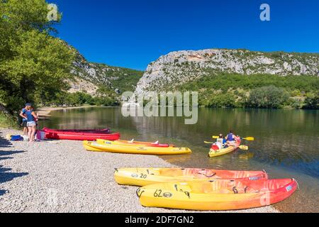 France, Alpes de haute Provence, Parc naturel régional du Verdon, basses Gorges du Verdon, Quinson, Lac de Quinson Banque D'Images