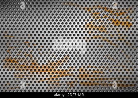 conception abstraite de plaque de surface métallique et arrière-plan rouille. vecteur d'illustration Illustration de Vecteur