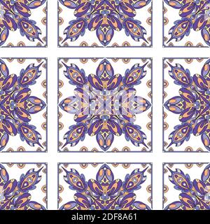 Motif ethnique abstrait sans couture. Imprimé boho d'art tribal, décoration dessinée à la main. Texture d'arrière-plan, papier peint, enveloppe Illustration de Vecteur