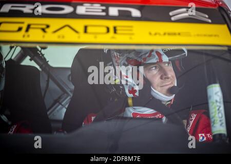 OSTBERG Mads (NOR), Citroën C3 R5, pH Sport WRC 2, portrait lors du rallye ACI Monza 2020, 7e tour du Championnat FIA WRC 2020 du 3 au 8 décembre 2020 à Monza, Brianza en Italie - photo Gregory Lenmand / DPPI / LM Banque D'Images