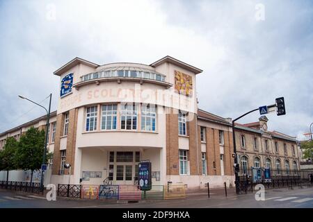 Vue générale d'une école primaire, le 29 avril 2020 à la Varenne Saint Hilaire, France. Photo de David Niviere/ABACAPRESS.COM Banque D'Images