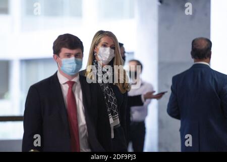 Le sénateur des États-Unis Kelly Loeffler (républicain de Géorgie) se rend aux déjeuners de la politique républicaine à l'édifice du Bureau Hart du Sénat à Washington D.C., aux États-Unis, le mardi 5 mai 2020. Photo de Stefani Reynolds/CNP/ABACAPRESS.COM Banque D'Images