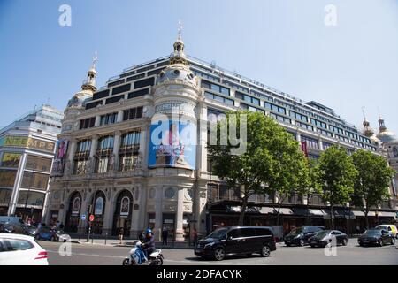 COVID19 - après verrouillage - réouverture du grand magasin Printemps Haussmann après verrouillage le 28 mai 2020 à Paris, France. Photo de Nasser Berzane/ABACAPRESS.COM Banque D'Images