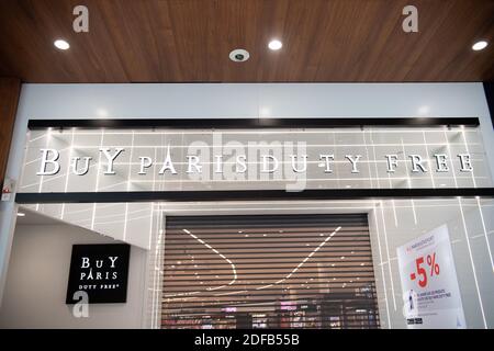 Logo of BUY PARIS DUTY FREE, le 22 juin 2020 à Orly, France. Photo de David Niviere/ABACAPRESS.COM Banque D'Images