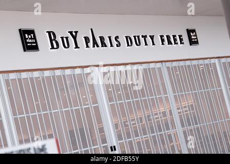 Logo of BUY PARIS DUTY FREE, le 22 juin 2020 à Orly, France. Photo de David Niviere/ABACAPRESS.COM Banque D'Images