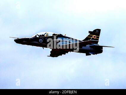 RAAF BAE Hawk au TEMORA Warbirds Downunder Air Show 2018 en Australie. Banque D'Images