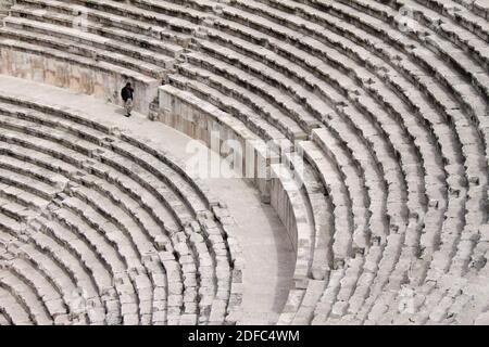 Jordanie, Amman, théâtre romain, amphithéâtre Banque D'Images