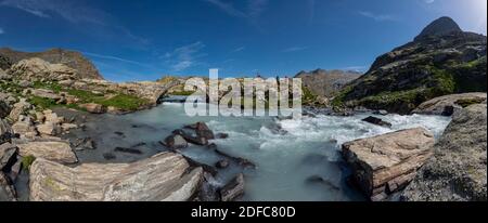 France, Savoie, massif de la Vanoise, haute Maurienne, Banque D'Images