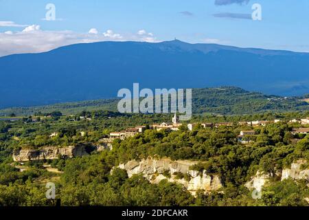 France, Vaucluse, Venasque, étiqueté les plus Banque D'Images