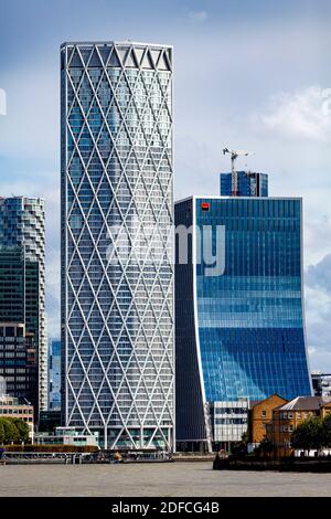 The Newfoundland Residential Building, Canary Wharf, London, Royaume-Uni Banque D'Images