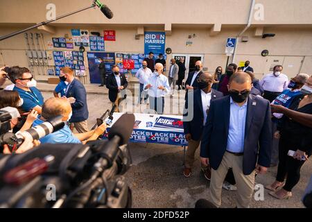 FORT LAUDERDALE, Floride, États-Unis - 29 octobre 2020 - le président américain de la démocratie Joe Biden a participé à un événement de participation électorale à fort Lauderdale, Floride, États-Unis, le 29 octobre Banque D'Images