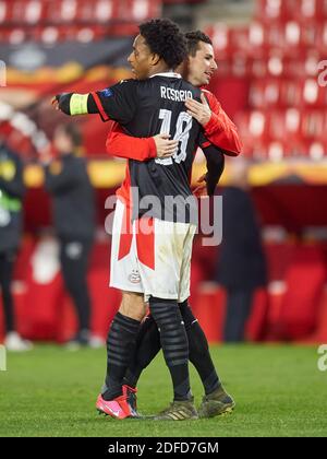 Grenade, Espagne. 03ème décembre 2020. Lors du match de l'UEFA Europa League, Groupe E, date 5 entre le FC de Grenade et le PSV Eindhoven a joué au stade Nuevo Los Carmenes le 3 décembre 2020 à Grenade, Espagne. (Photo de PRESSINPHOTO) crédit: Pro Shots/Alamy Live News Banque D'Images