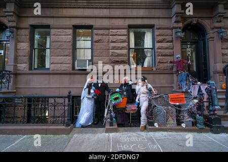 Halloween trick-or-Treat annuel a été exécuté à West Village NYC Banque D'Images