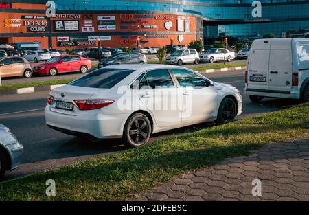 Batumi. Géorgie - 21 octobre 2020 : Toyota Camry dans les rues de Batumi Banque D'Images