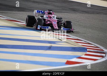 11 PEREZ Sergio (mex), Racing point F1 RP20, action pendant la Formule 1 Rolex Sakhir Grand Prix 2020, du 4 au 6 décembre 2020 sur le circuit international de Bahreïn, à Sakhir, Bahreïn - photo Florent Gooden / DPPI / LM Banque D'Images