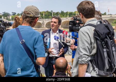 Lancement du réseau des villes humanistes avec 18 maires des grandes villes de France, Eric Piolle maire de Grenoble, 21 juillet 2020 à Tours, France. Photo de Pascal Avenet/ABACAPRESS.COM Banque D'Images
