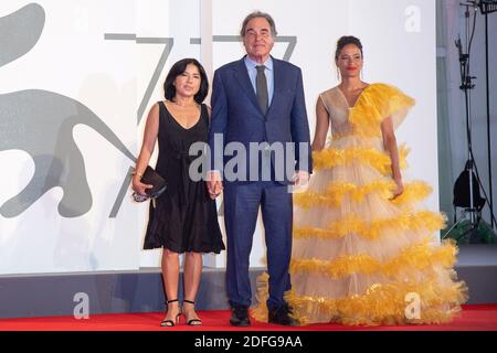 Oliver Stone, Sun-jung Jung et invité participant au Premio Kineo dans le cadre du 77e Festival du film de Venise à Venise, Italie, le 05 septembre 2020. Photo d'Aurore Marechal/ABACAPRESS.COM Banque D'Images