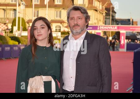 Luana Bajrami, Bruno Podolydes participant à la projection du film les deux Alfred lors du 46e Festival du film américain de Deauville à Deauville, France, le 6 septembre 2020. Photo de Julien Reynaud/APS-Medias/ABACAPRESS.COM Banque D'Images