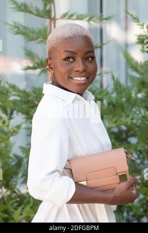 TIA Taylor arrive à l'Excelsior dans le cadre du 77e Festival du film de Venise à Venise, Italie, le 09 septembre 2020. Photo d'Aurore Marechal/ABACAPRESS.COM Banque D'Images