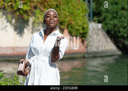 TIA Taylor arrive à l'Excelsior dans le cadre du 77e Festival du film de Venise à Venise, Italie, le 09 septembre 2020. Photo d'Aurore Marechal/ABACAPRESS.COM Banque D'Images