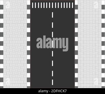 conception d'arrière-plan de la route Illustration de Vecteur
