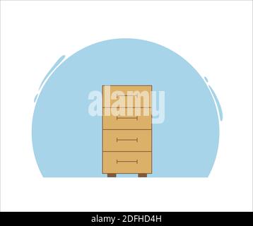 motif icône de la garde-robe Illustration de Vecteur